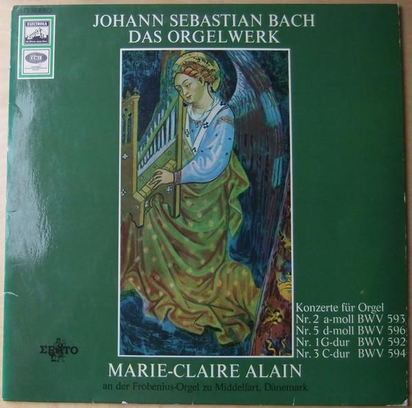 Das Orgelwerk Folge Vii Johann Sebastian Bach Marie Claire Alain