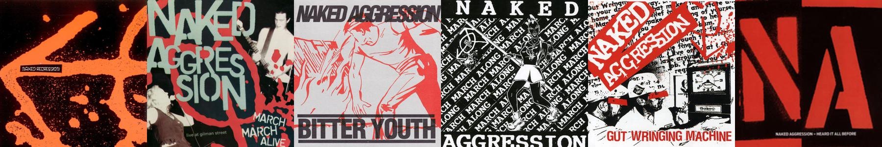 Naked Aggression Store Official Merch Vinyl