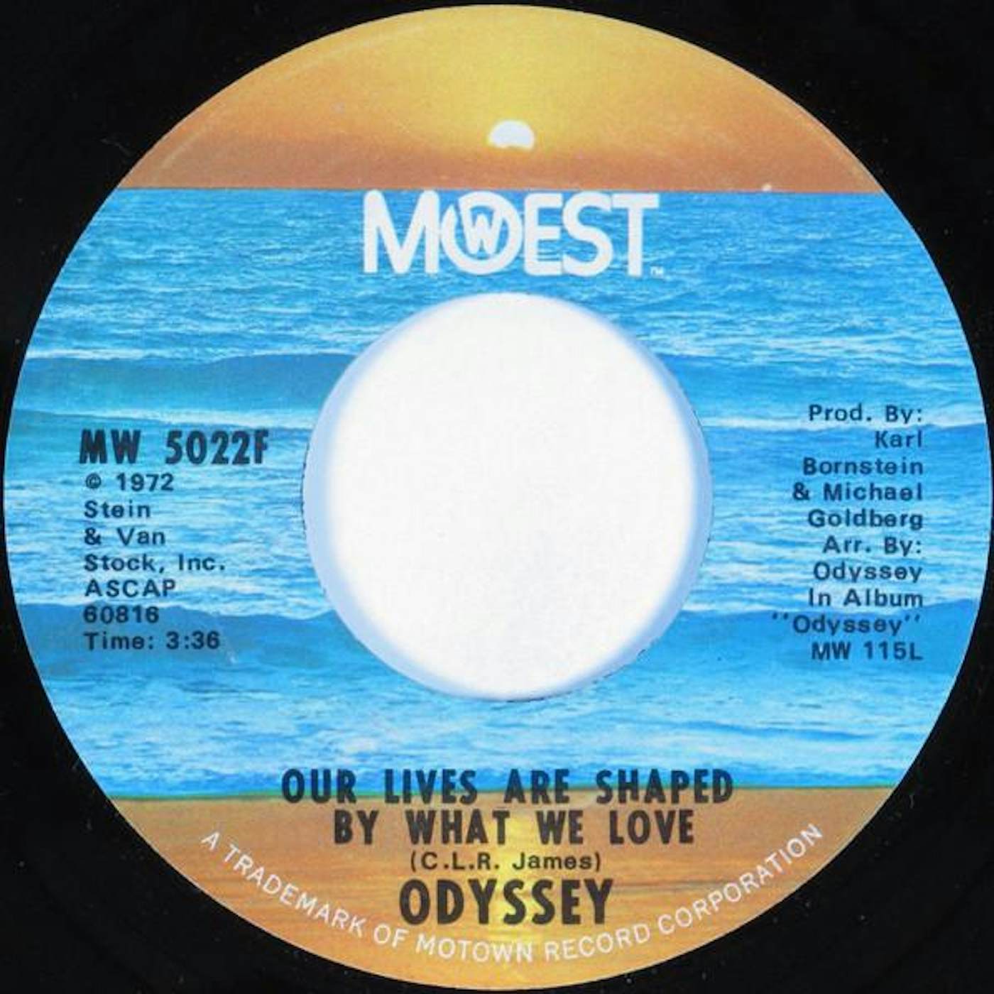Odyssey OUR LIVES ARE SHAPED BY WHAT WE LOVE Vinyl Record