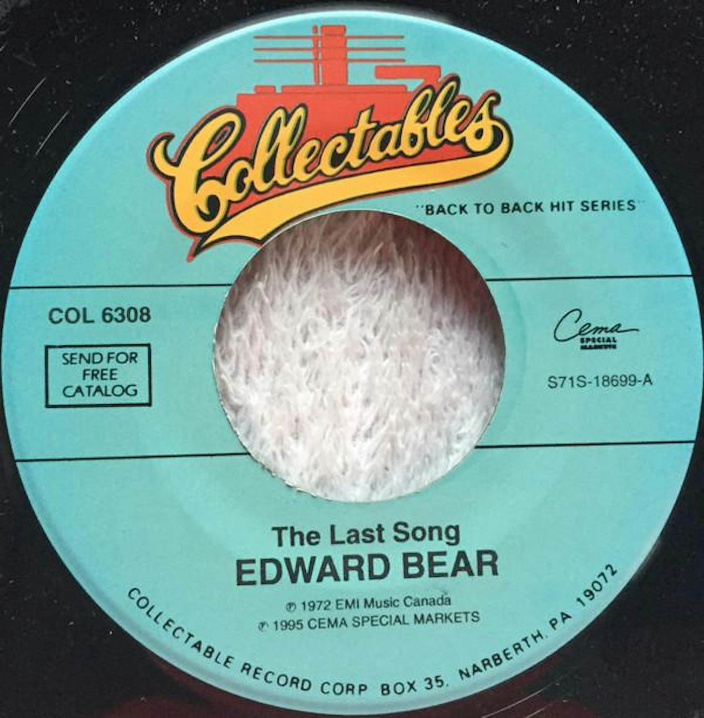 Edward Bear LAST SONG / CLOSE YOUR EYES CD