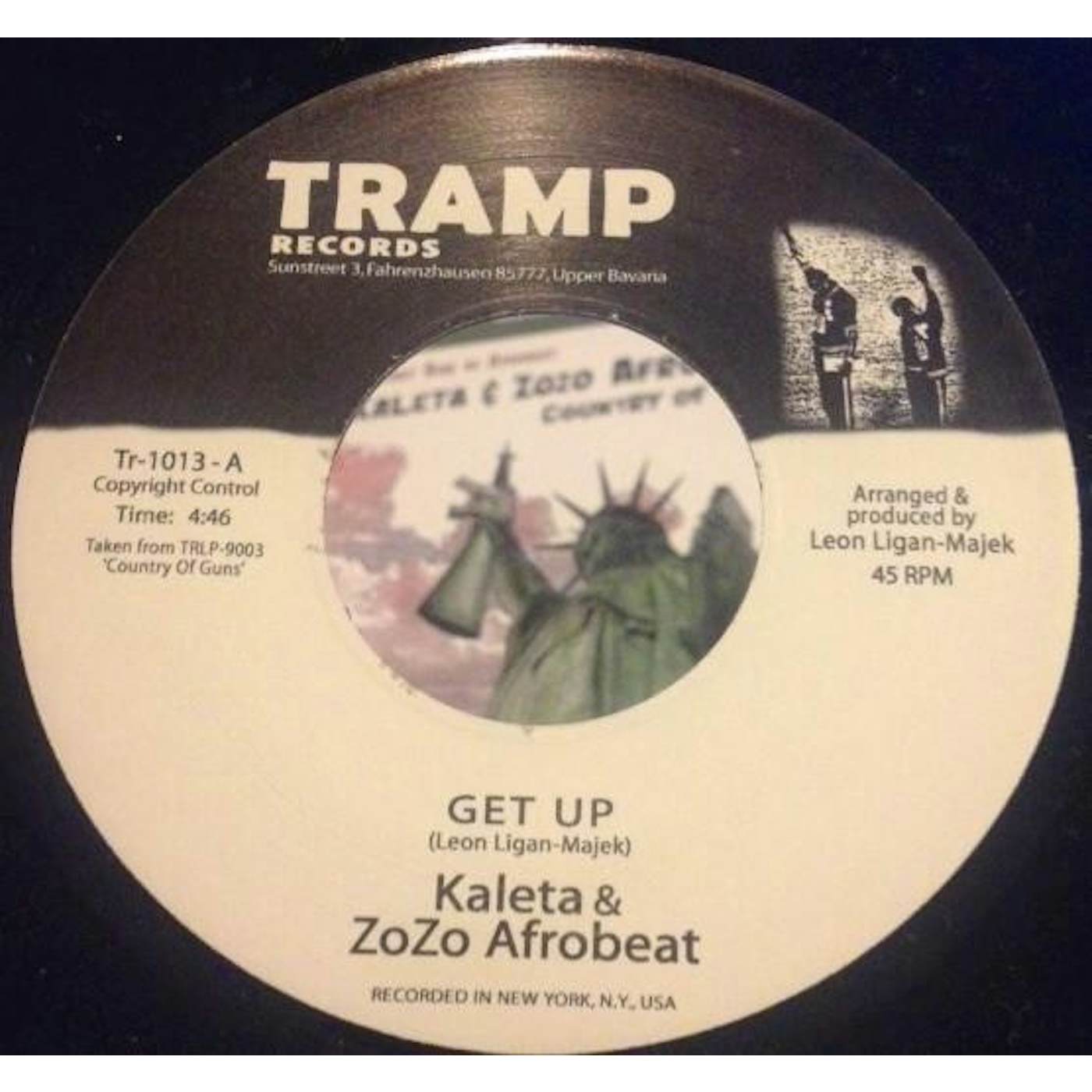 Kaleta & Zozo Afrobeat GET UP/GETE Vinyl Record - UK Release