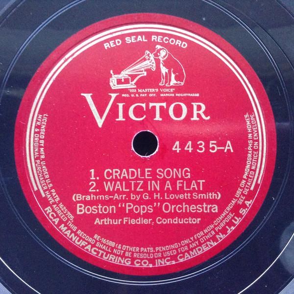 Cradle Song / Waltz In A Flat / Perpetuum Mobile The Boston Pops