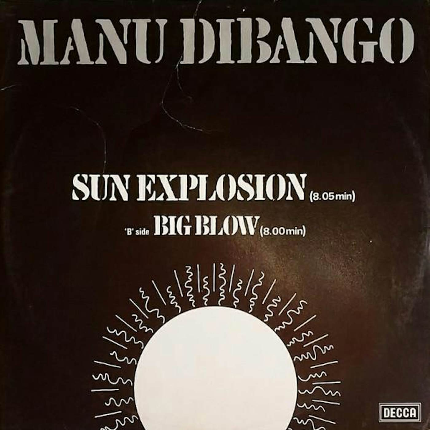 Manu Dibango SUN EXPLOSION Vinyl Record