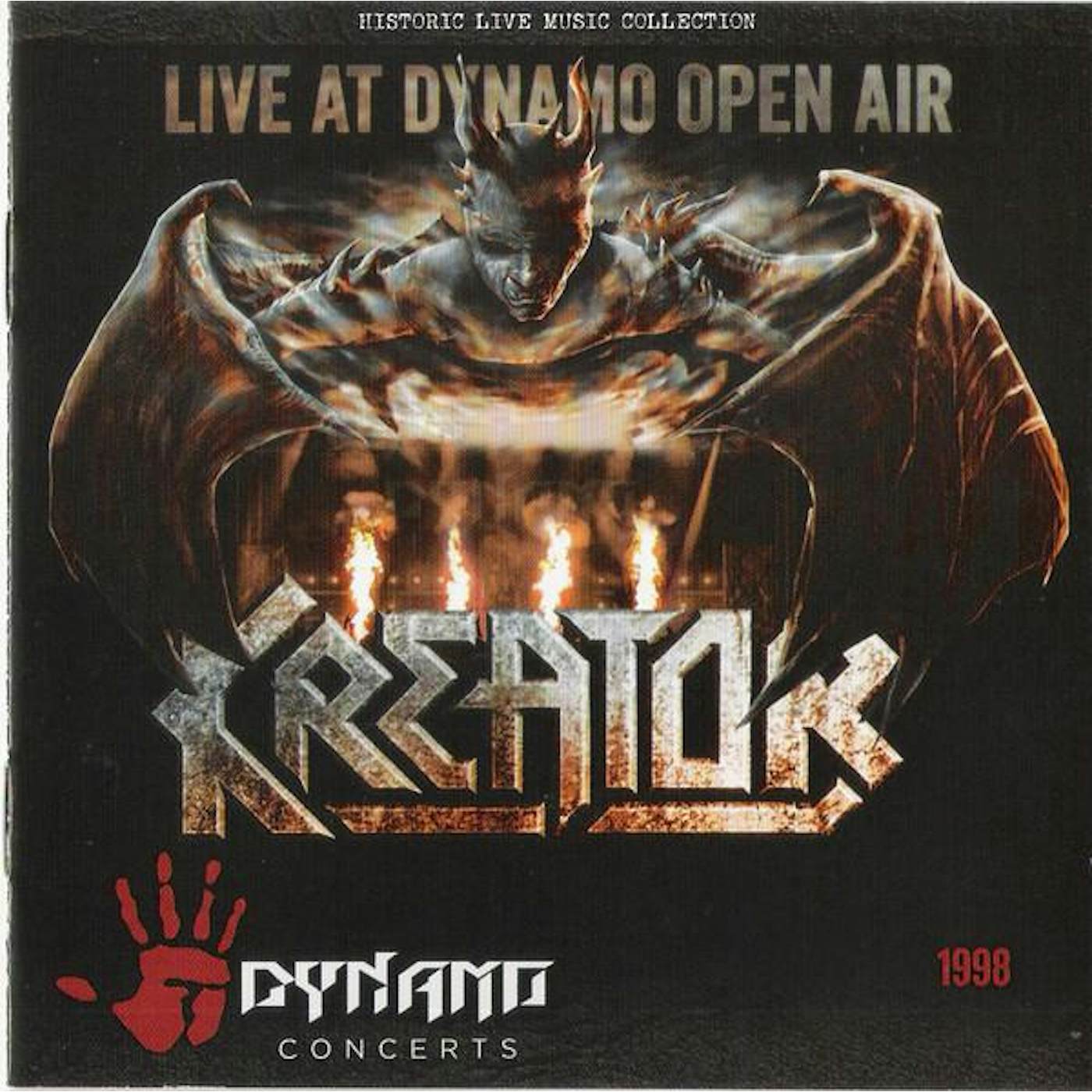 Kreator Live At Dynamo Open Air 1998 (Brown/Orange Marbled) Vinyl Record