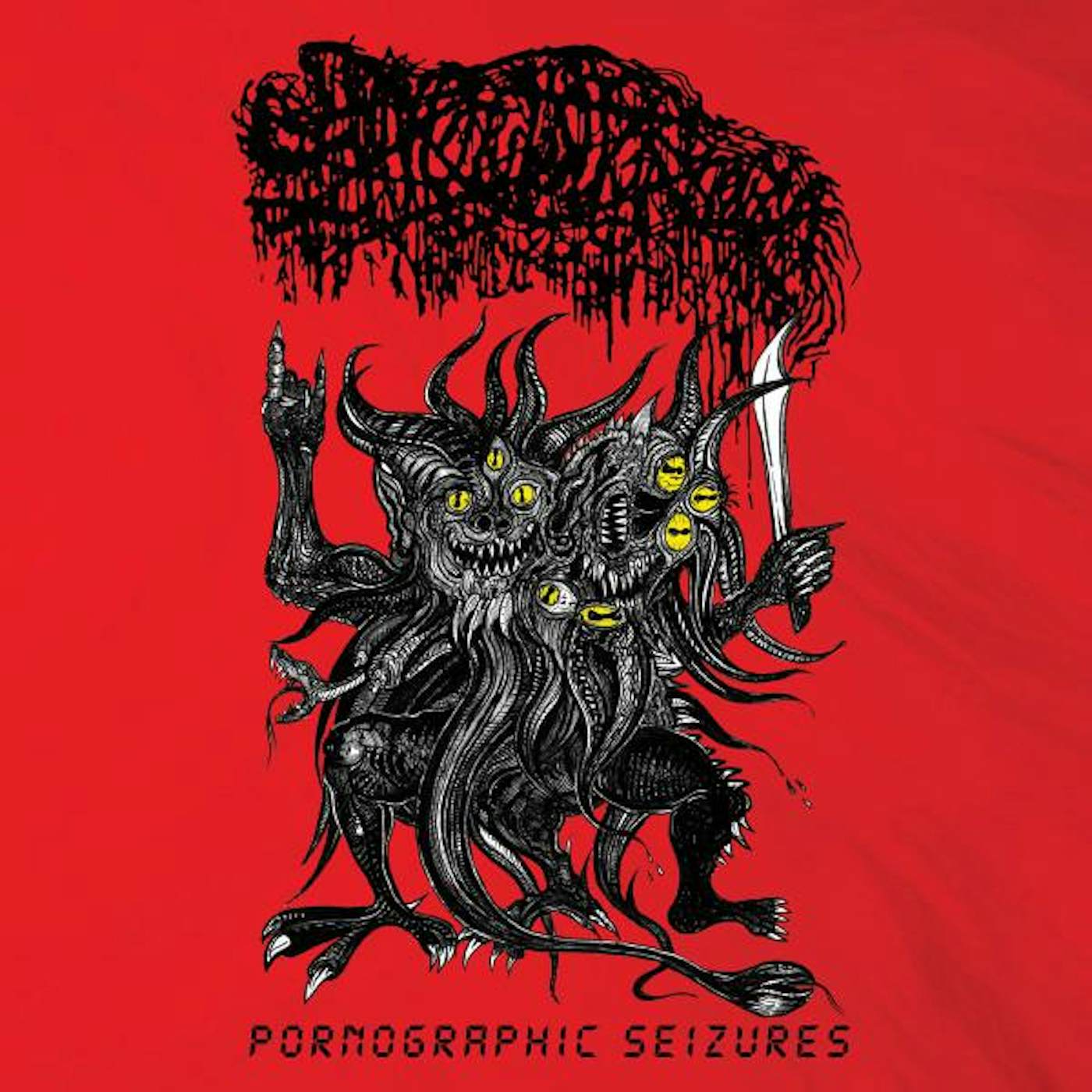 Sanguisugabogg PORNOGRAPHIC SEIZURES - EP (RE-ISSUE 2021/POSTER) Vinyl Record