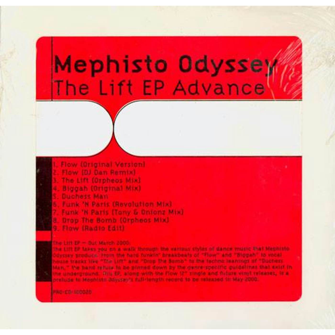 Mephisto Odyssey LIFT EP Vinyl Record