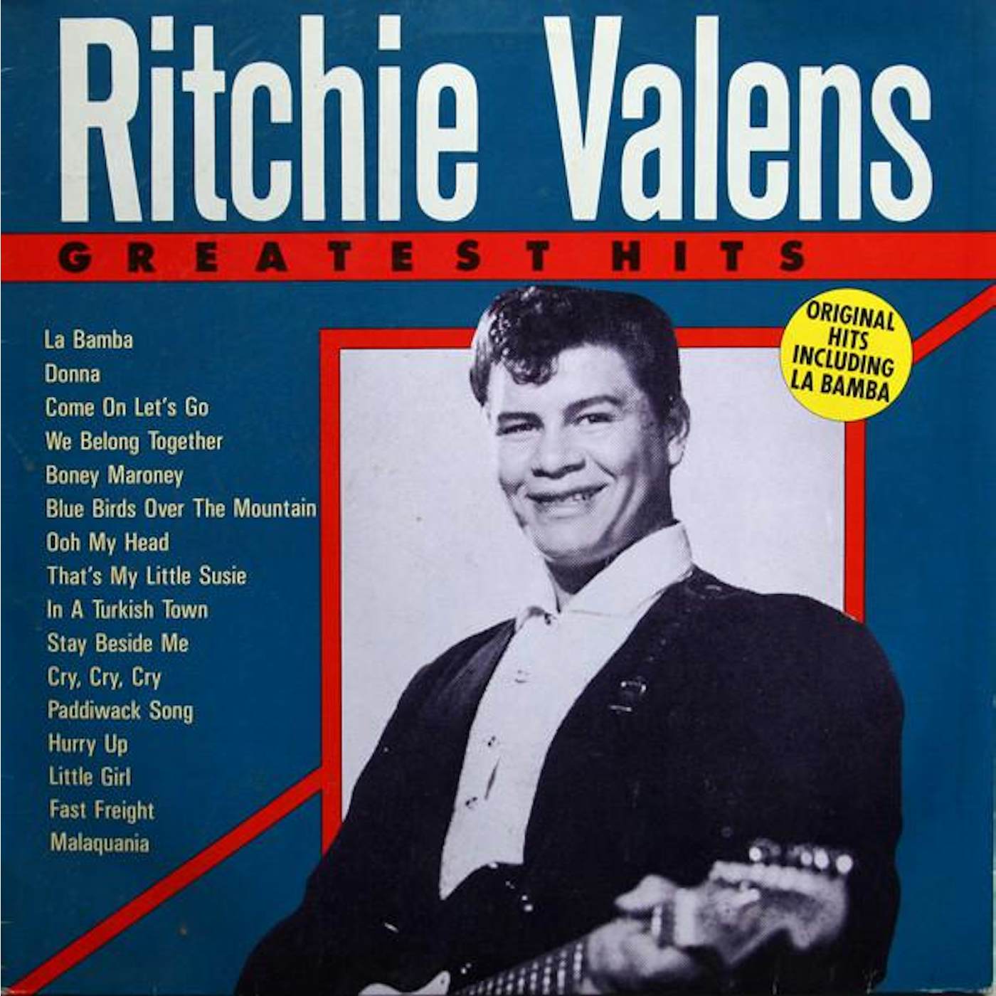 Ritchie Valens: The Hits Vinyl Record - Limited Edition, 180 Gram Pressing, Spain Release