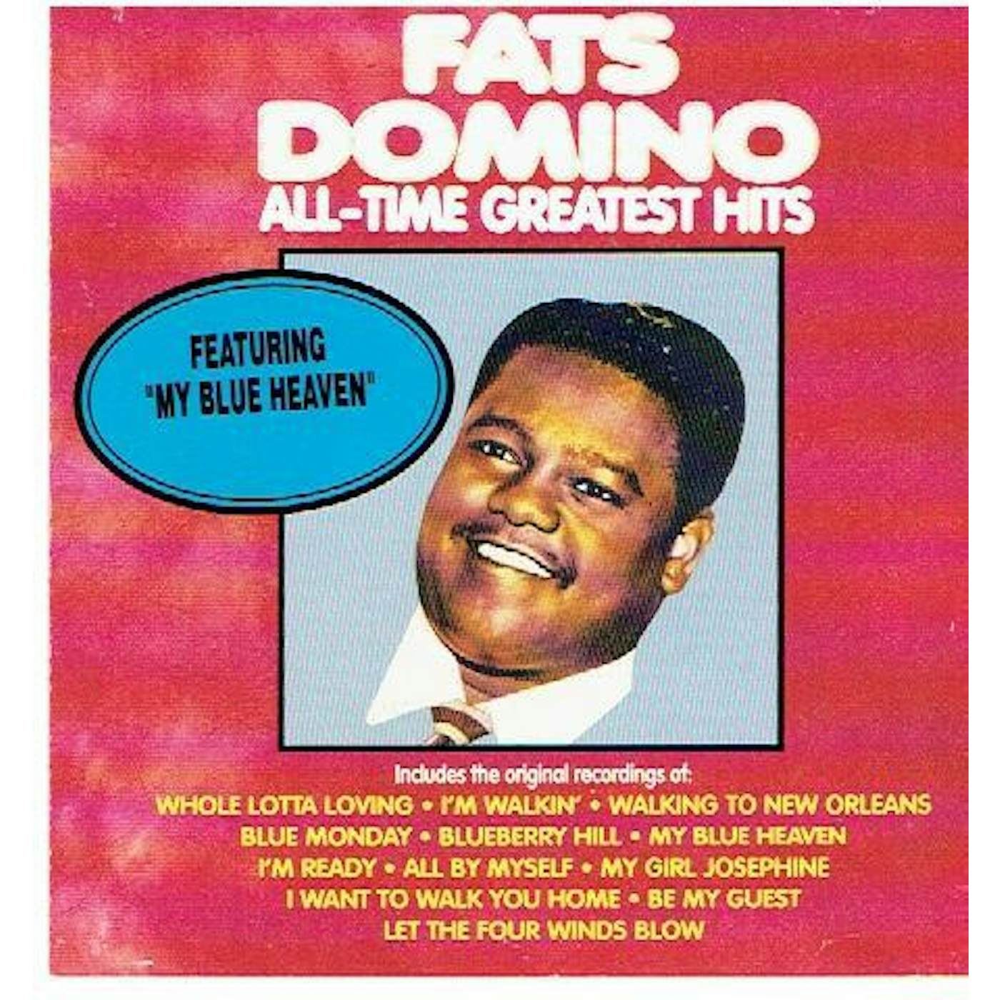 Fats Domino ALL-TIME GREATEST HITS Vinyl Record