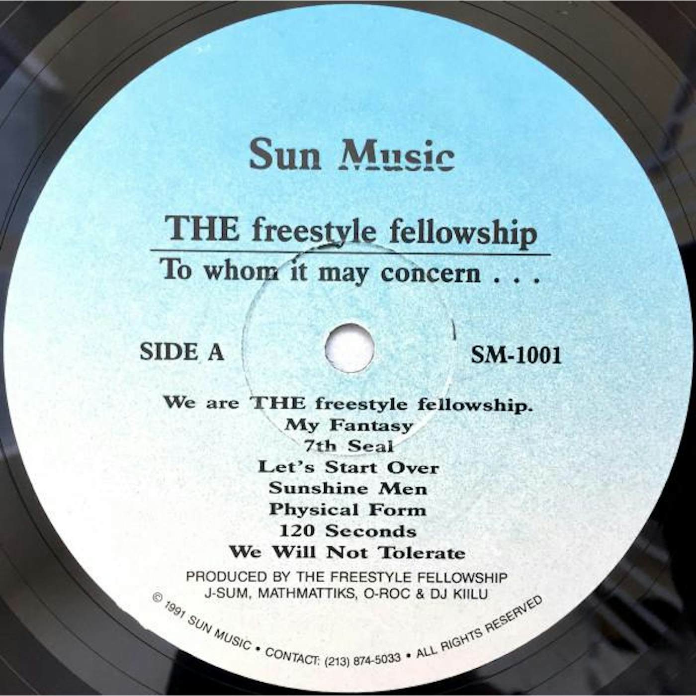 Freestyle Fellowship TO WHOM IT MAY CONCERN… CD