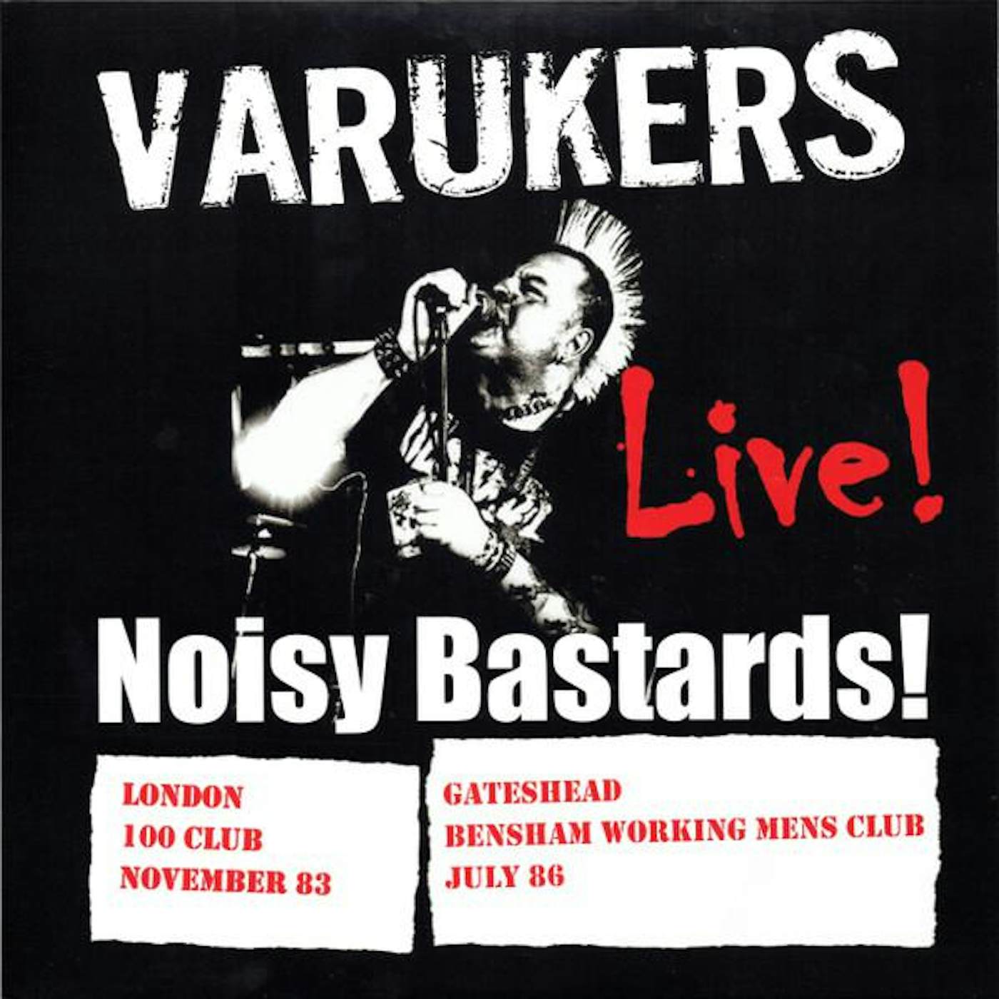 The Varukers NOISY BASTARDS CD