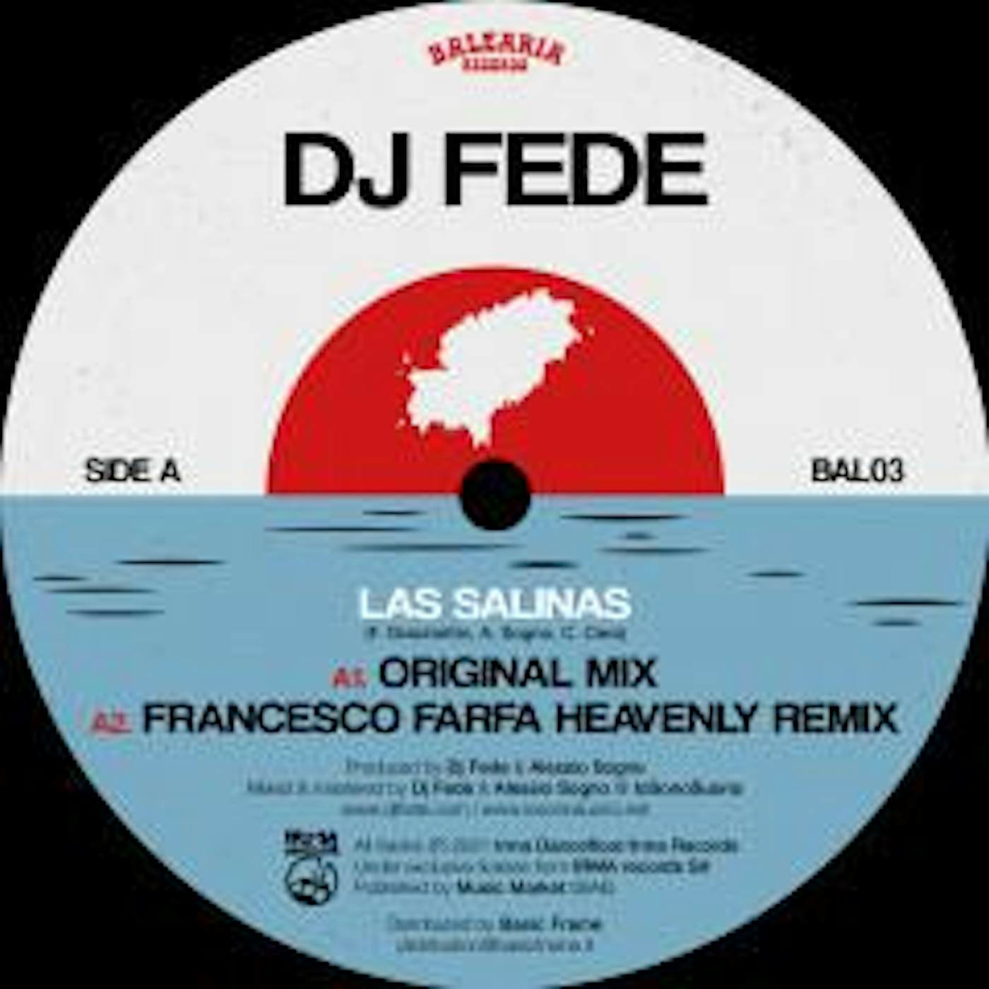 DJ Fede Las Salinas Vinyl Record
