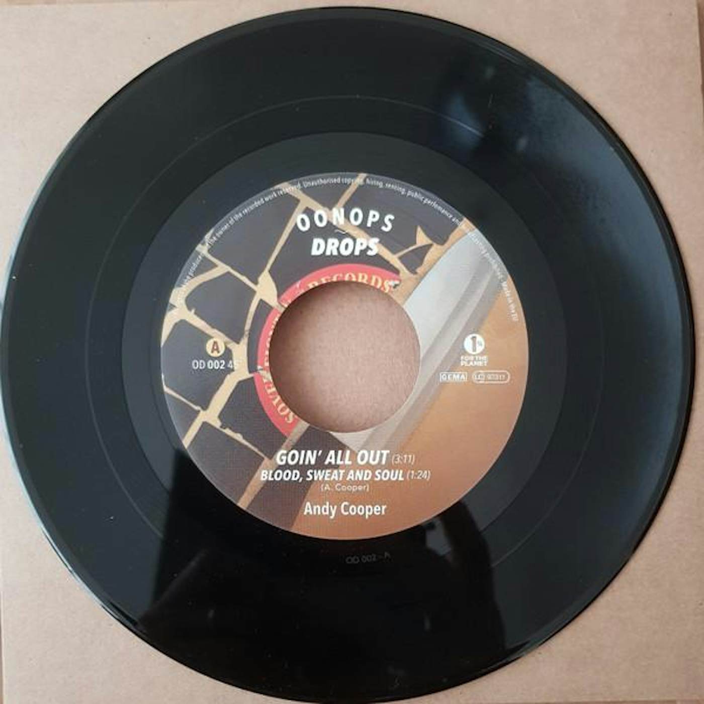Andy Cooper Hot Off The Chopping Block 45 Vinyl Record