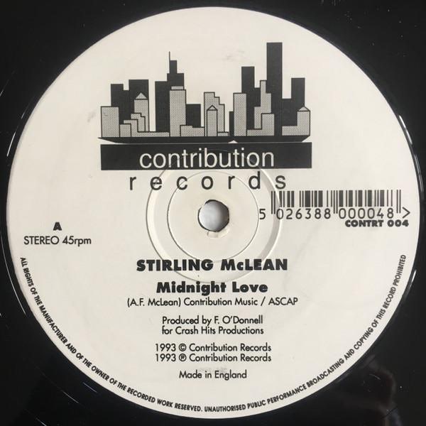 ○UKSOUL R&B12”○STIRLING McLEAN/MIDNIGHT LOVE-