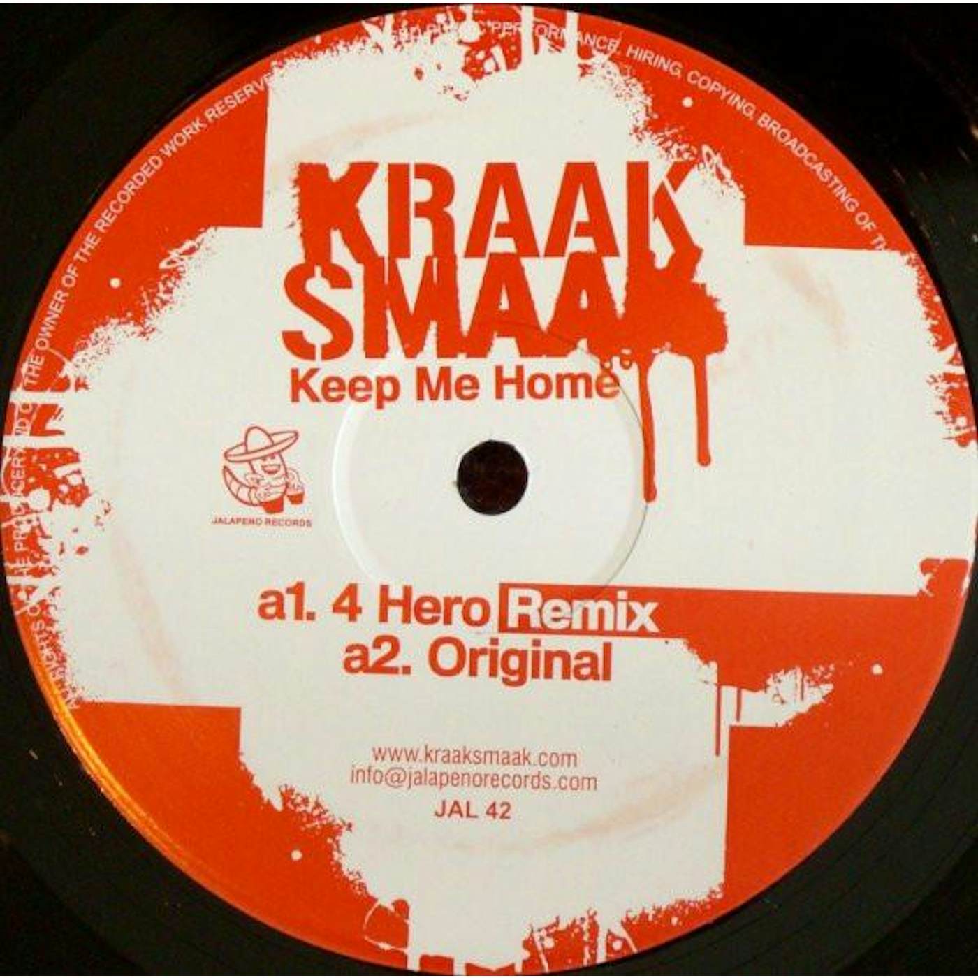 Kraak & Smaak KEEP ME HOME Vinyl Record - UK Release