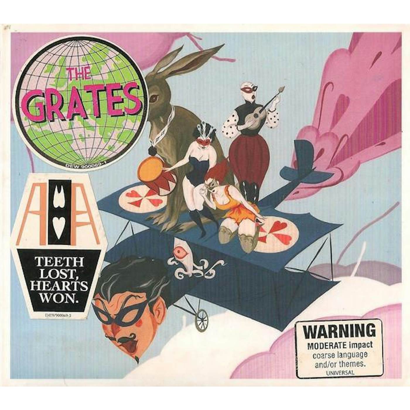 The Grates TEETH LOST HEARTS WON Vinyl Record - Australia Release