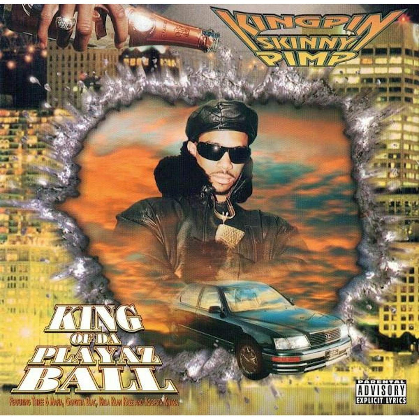 Kingpin Skinny Pimp KING OF DA PLAYAZ BALL (2LP) Vinyl Record