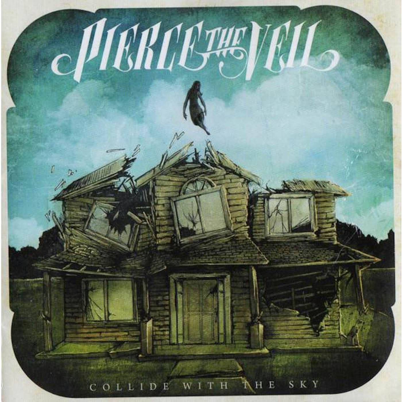 Pierce The Veil COLLIDE WITH THE SKY (SEA BLUE VINYL) Vinyl Record