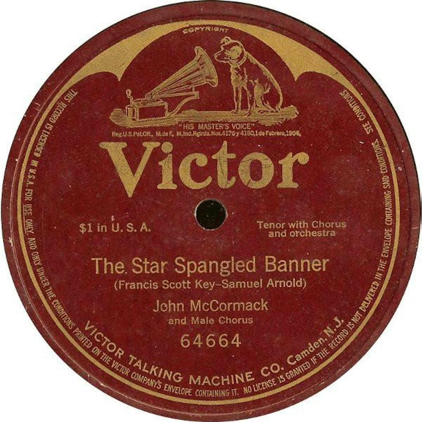 John McCormack STAR-SPANGLED BANNER CD