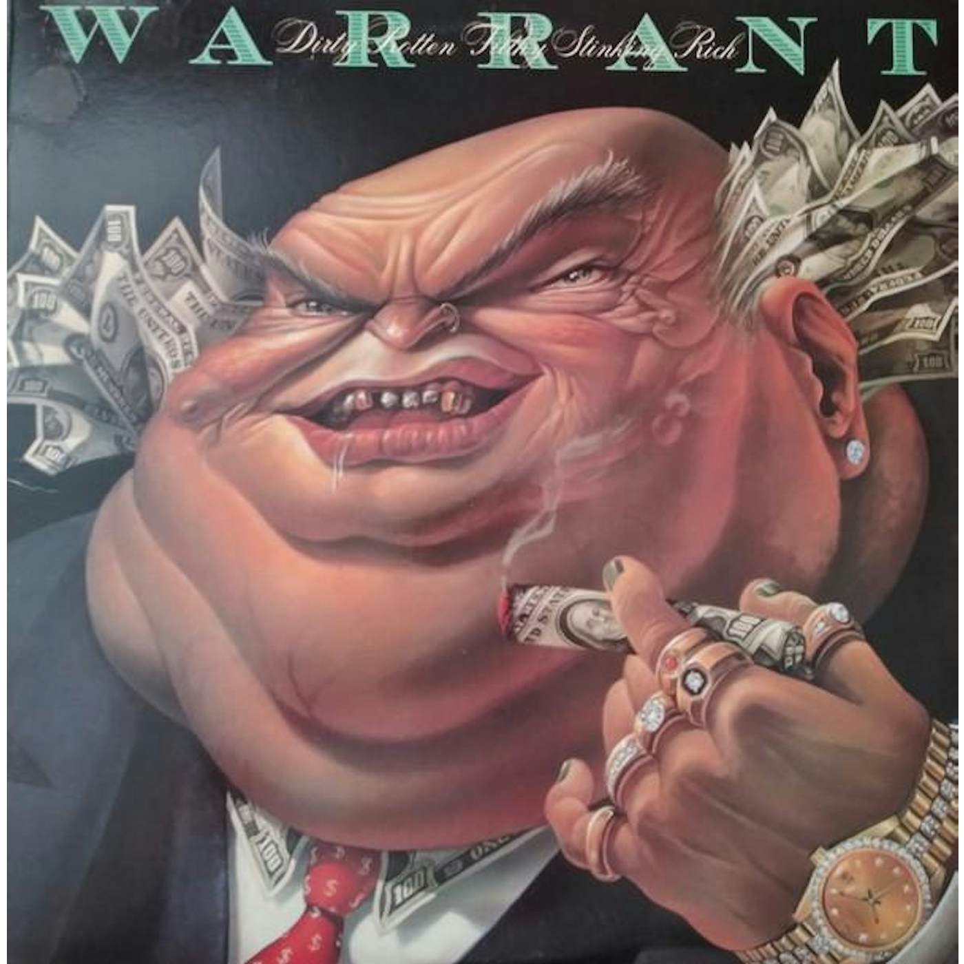 Warrant DIRTY ROTTEN FILTHY STINKING RICH (TRANSPARENT VINYL/180G) Vinyl Record