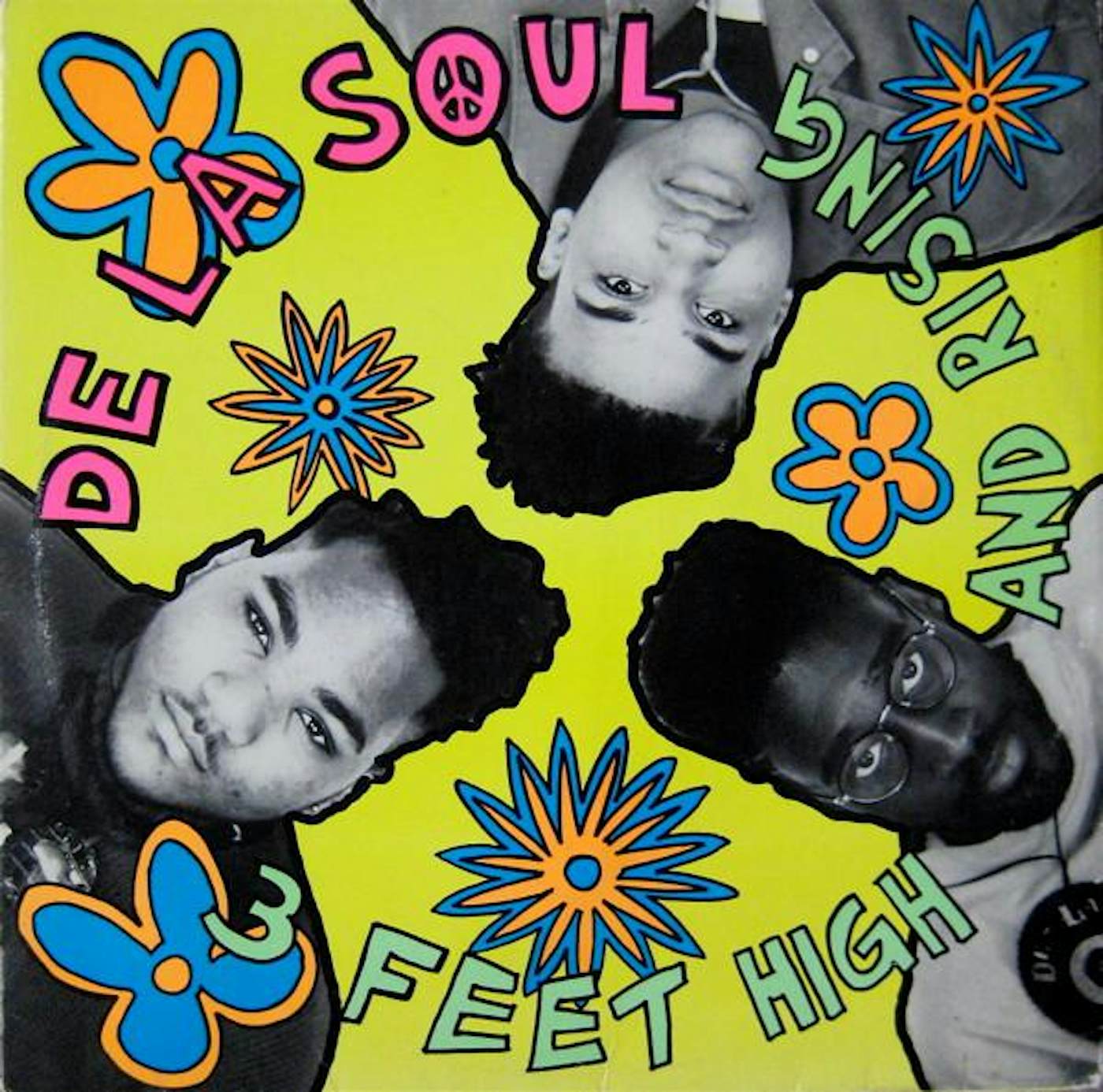 De La Soul 3 Feet High & Rising (Neon Blue & Neon M Vinyl Record