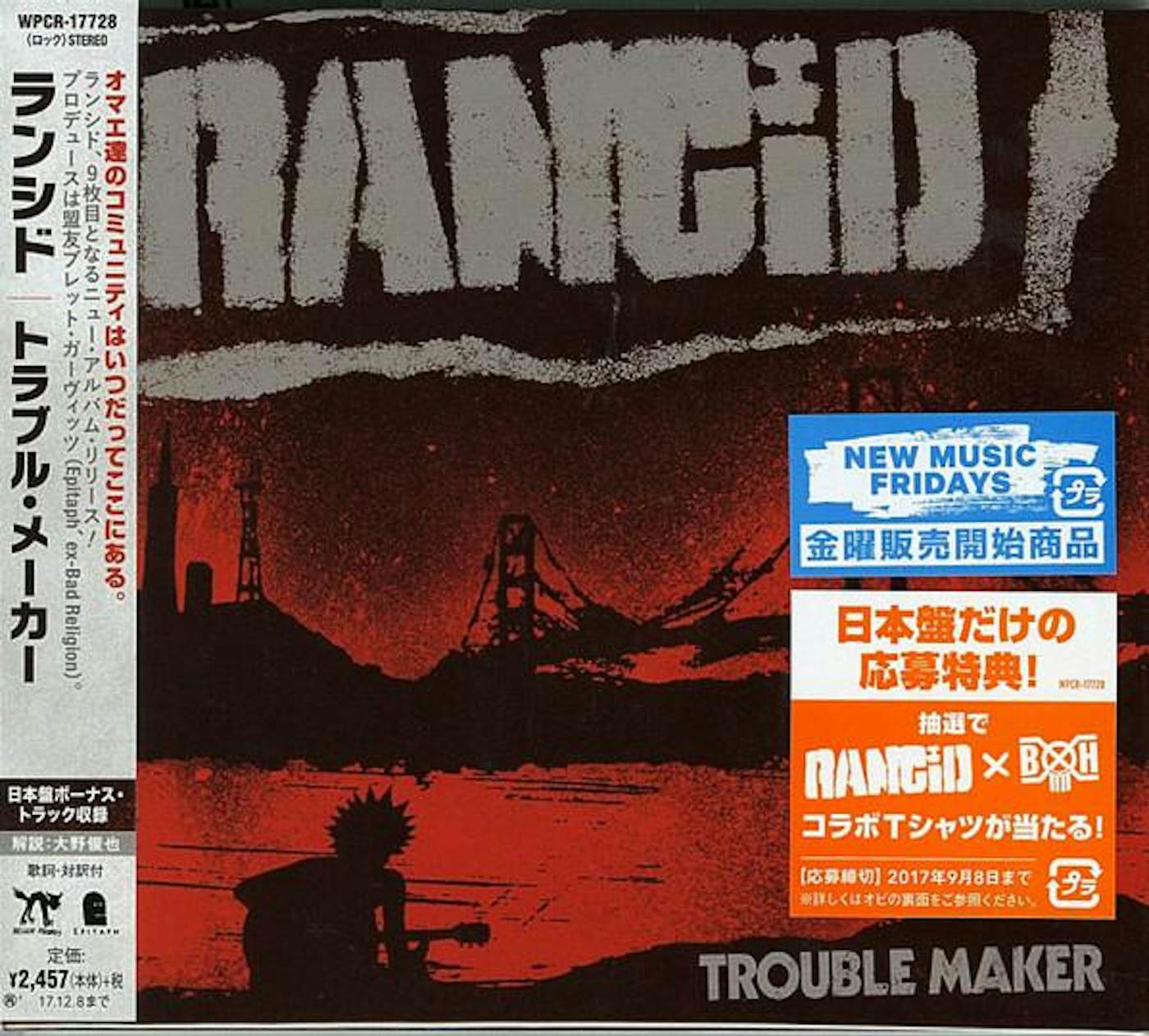 Rancid TROUBLE MAKER (3 BONUS TRACKS) CD