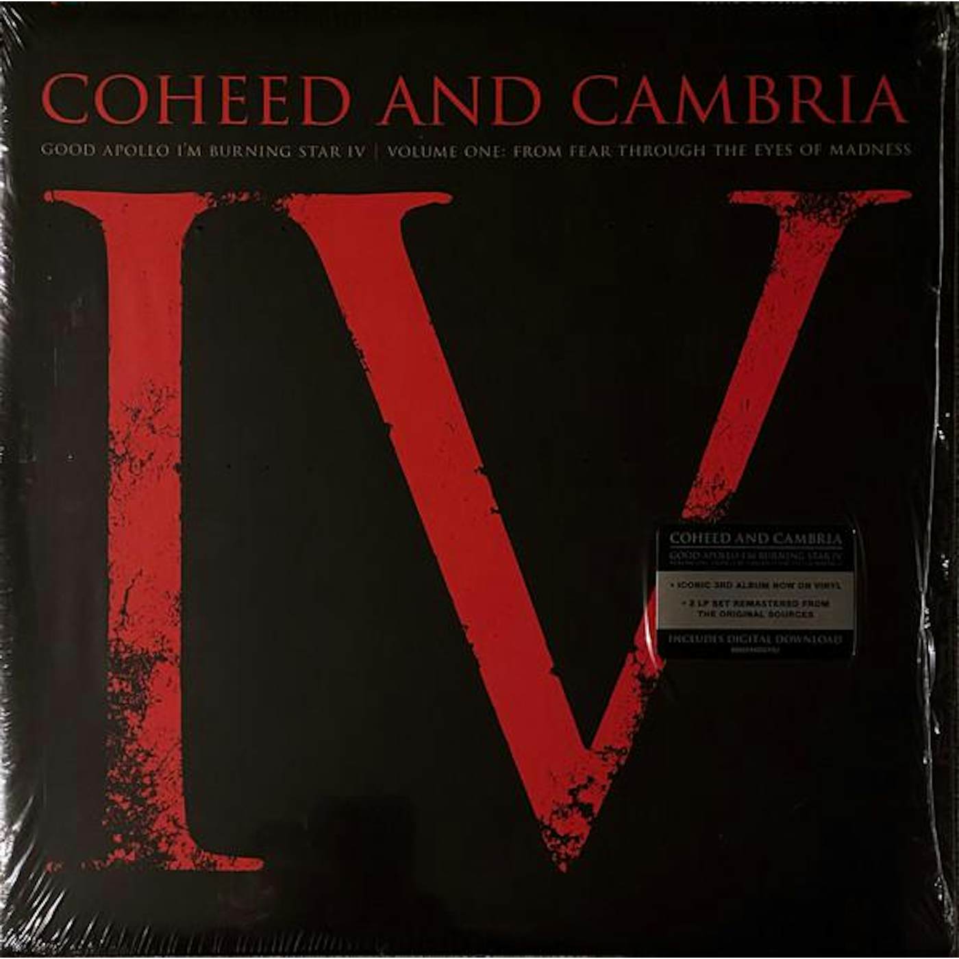 Coheed and Cambria GOOD APOLLO I'M BURNING STAR IV VOL.1:  FROM FEAR THROUGH THE EYES OF MADNESS (2LP/150G/DLCARD) Vinyl Record