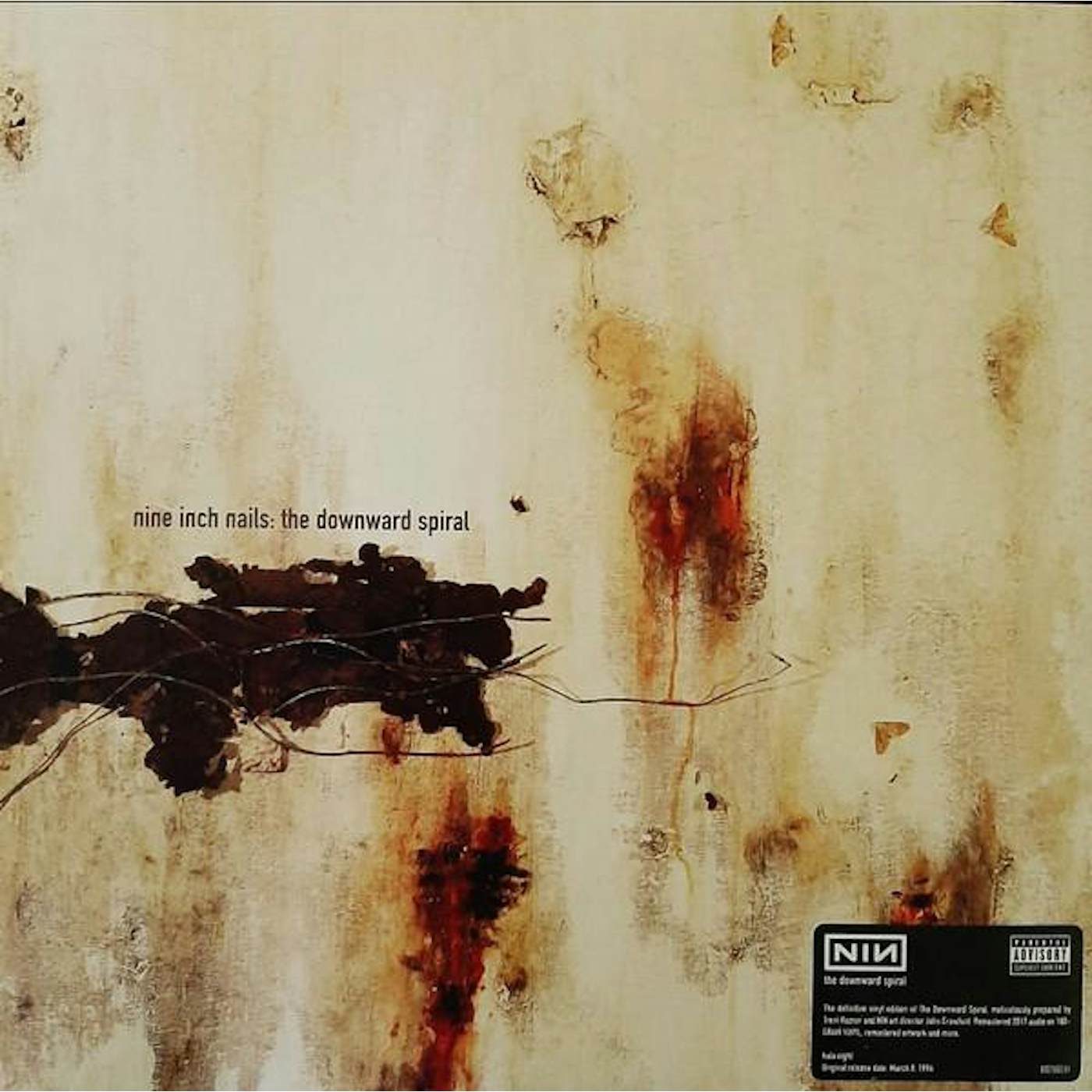 Nine Inch Nails DOWNWARD SPIRAL (2LP/180G/2016 REMASTER) Vinyl Record