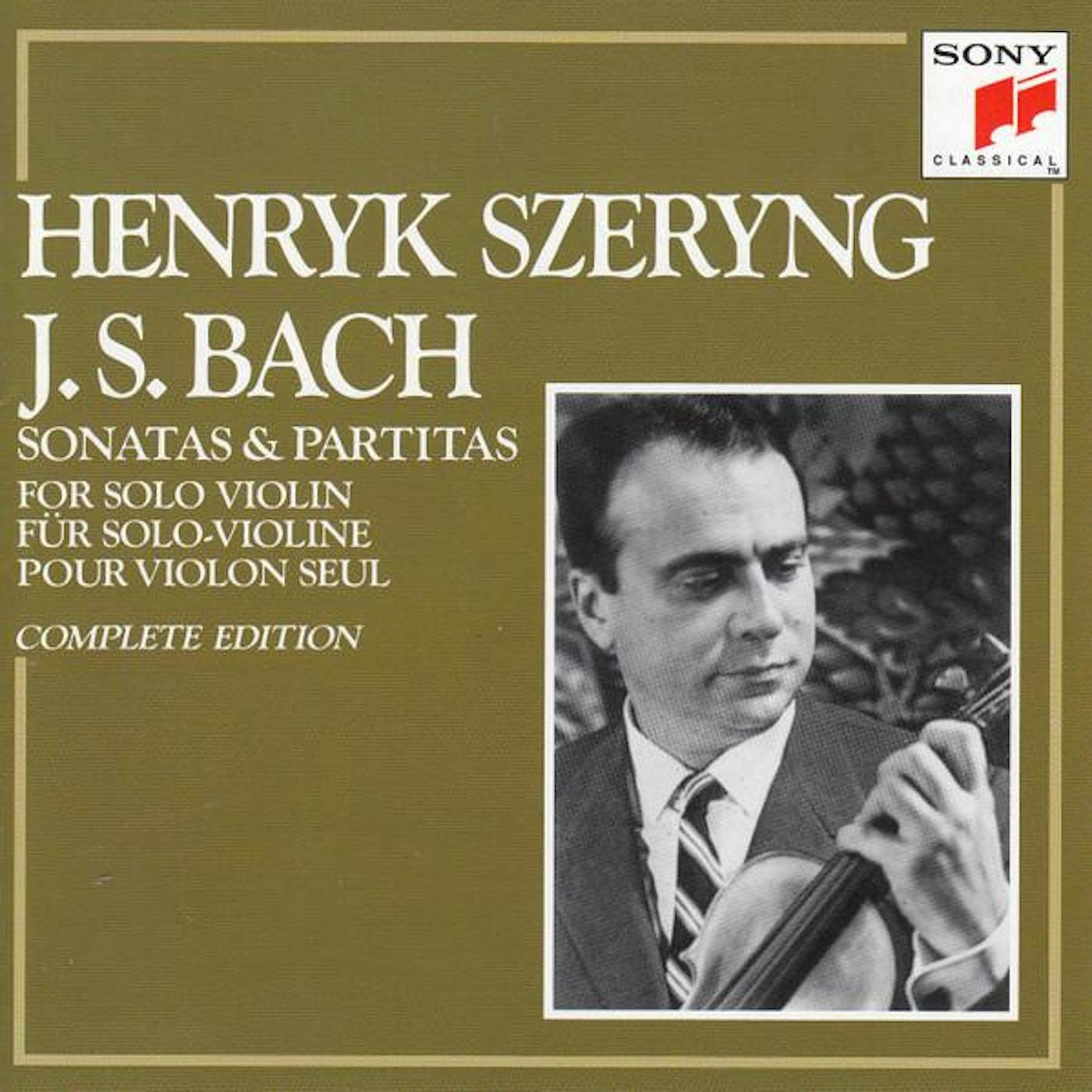 Henryk Szeryng BACH: SONATAS & PARTITAS FORVIOLIN. BWV1001-1006 CD