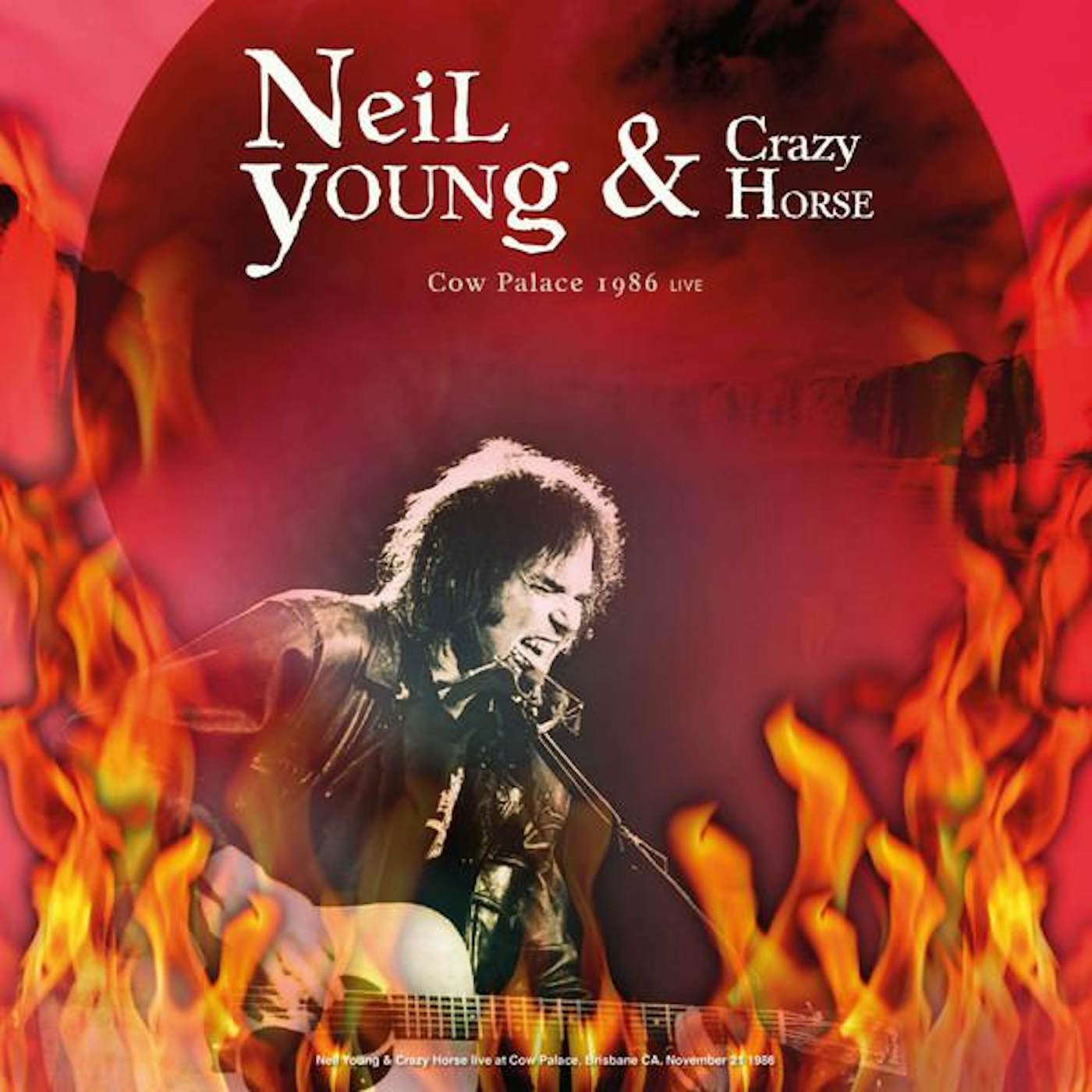 Neil Young & Crazy Horse BEST OF COW PALACE 1986 LIVE Vinyl Record