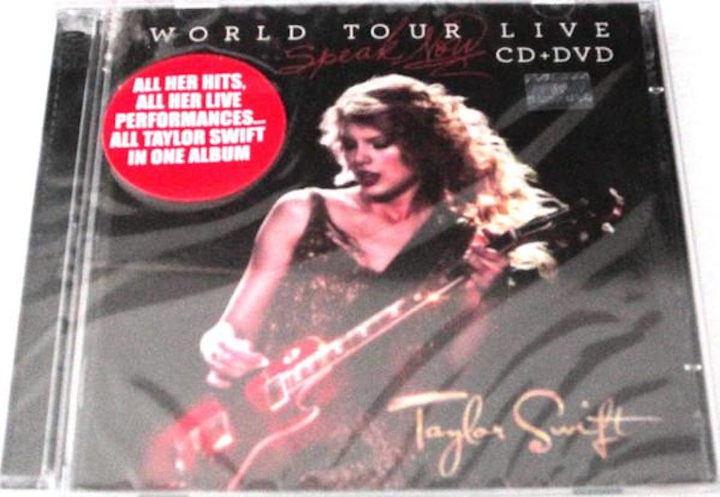 TAYLOR SWIFT Speak Now World Tour Live CD & DVD Big Machine
