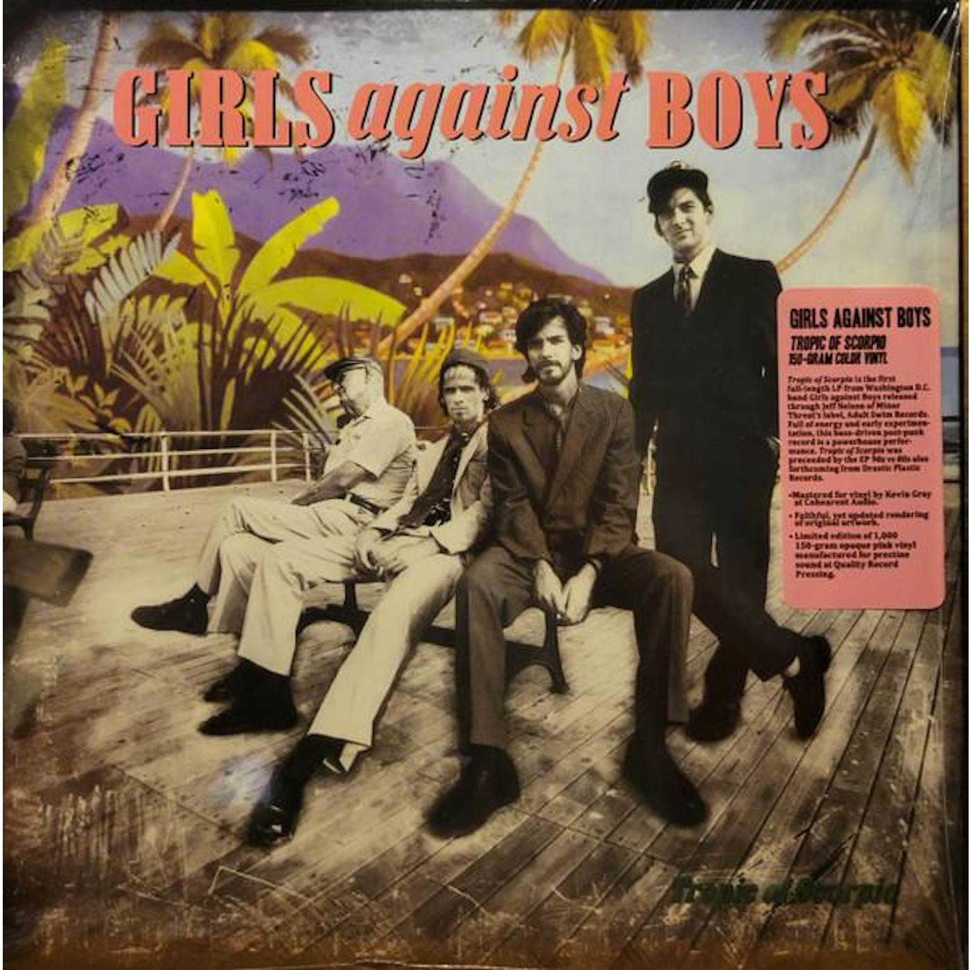 Girls Against Boys TROPIC OF SCORPIO (150G/OPAQUE PINK VINYL) Vinyl Record