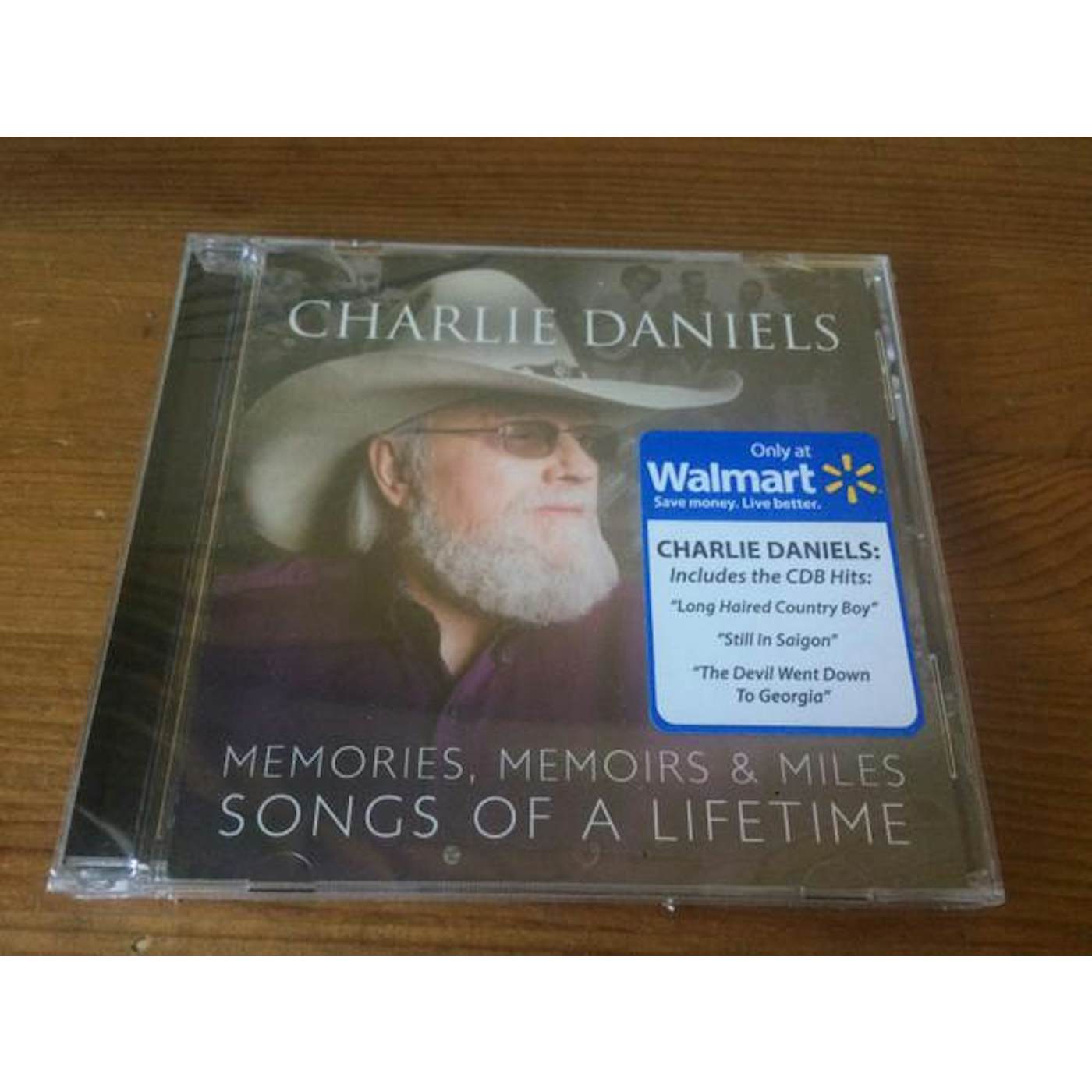 Charlie Daniels MEMORIES, MEMOIRS & MILES: SONGS OF A LIFETIME CD