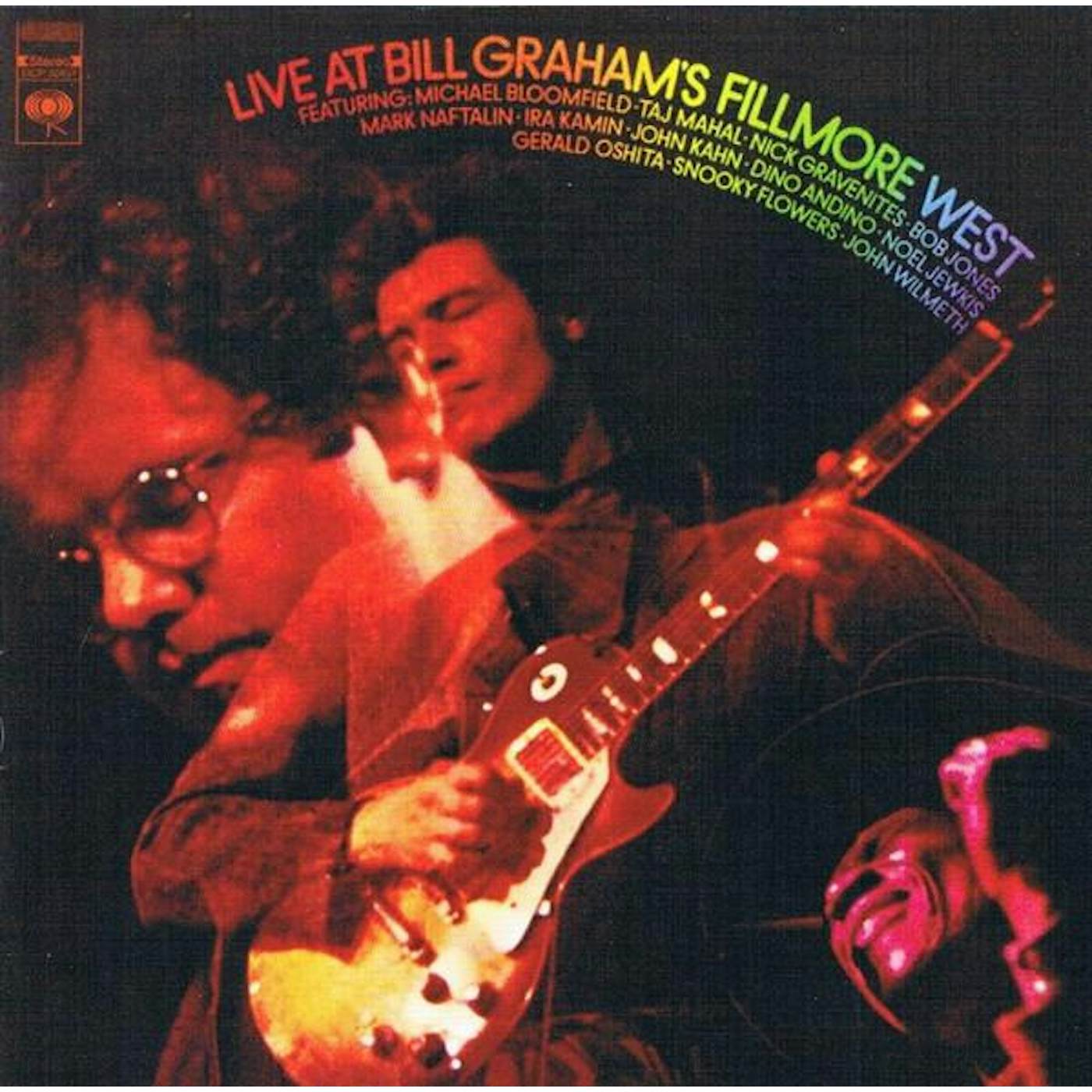 Mike Bloomfield LIVE AT BILL GRAHAM'S FILLMORE WEST CD