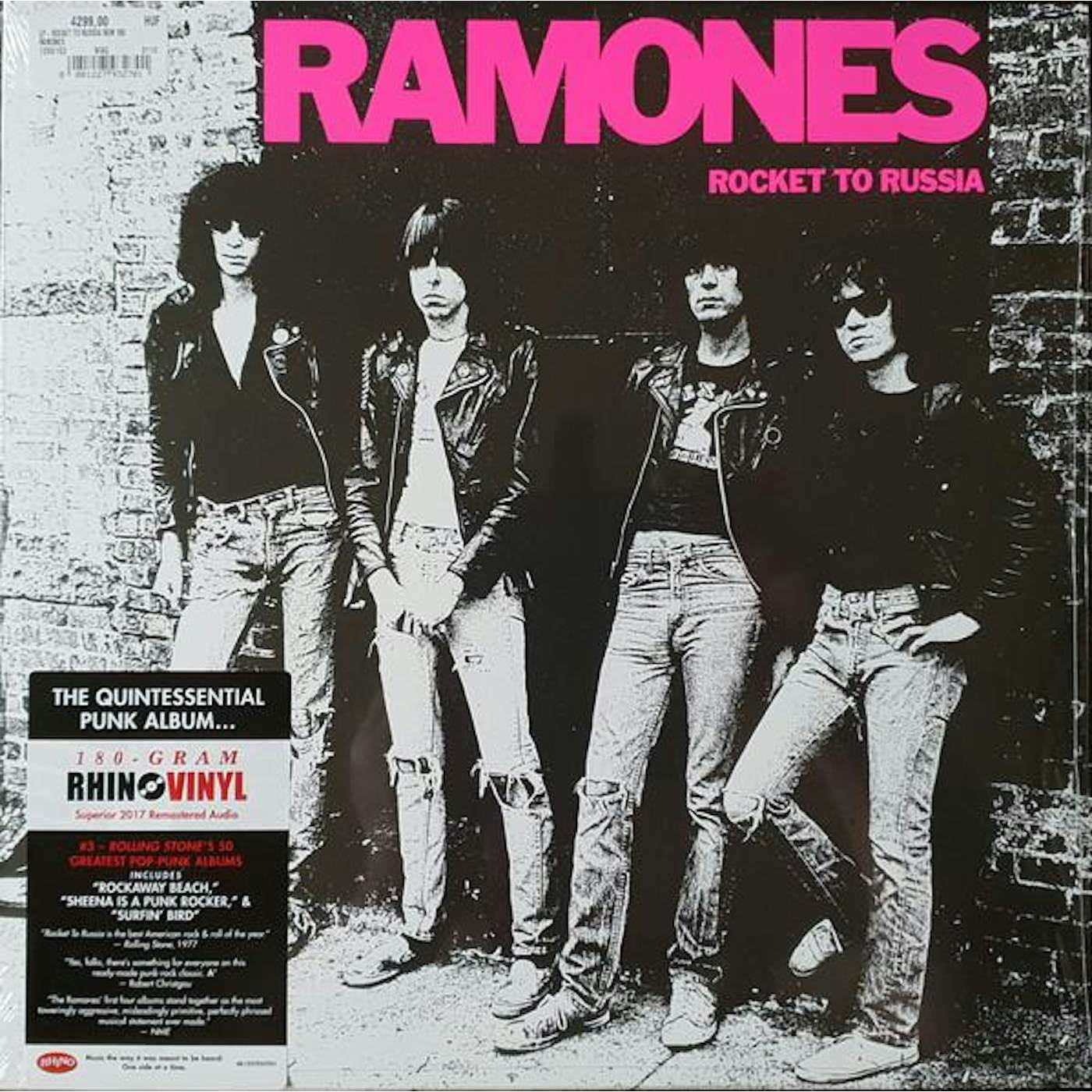 Ramones ROCKET TO RUSSIA (REMASTERED) Vinyl Record