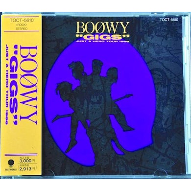BOØWY GIGS - JUST A HERO CD