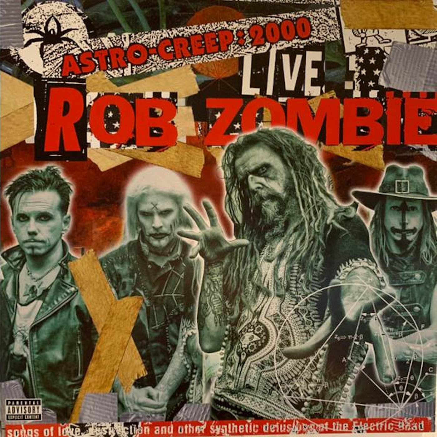 Rob Zombie ASTRO-CREEP: 2000 LIVE SONGS OF LOVE DESTRUCTION & OTHER SYNTHETIC Vinyl Record