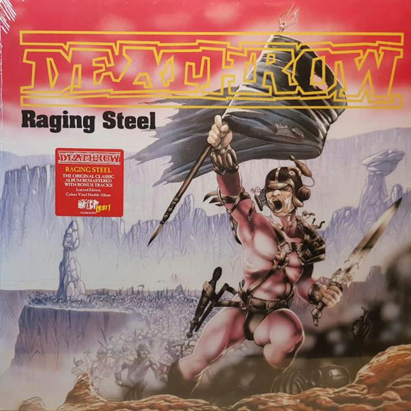 Deathrow RAGING STEEL Vinyl Record
