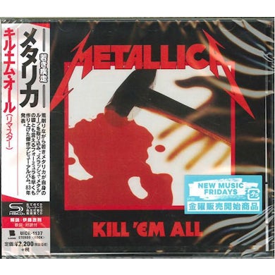 Metallica KILL EM ALL (SHM 2016 REMASTER) CD