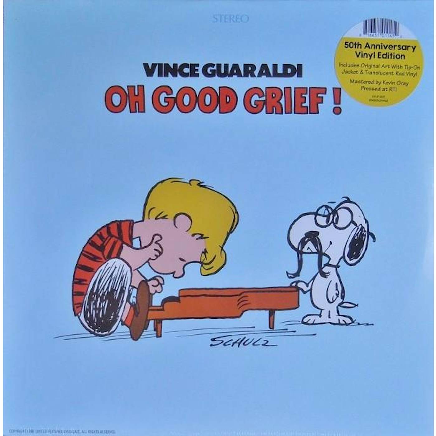 Vince Guaraldi OH GOOD GRIEF! Vinyl Record