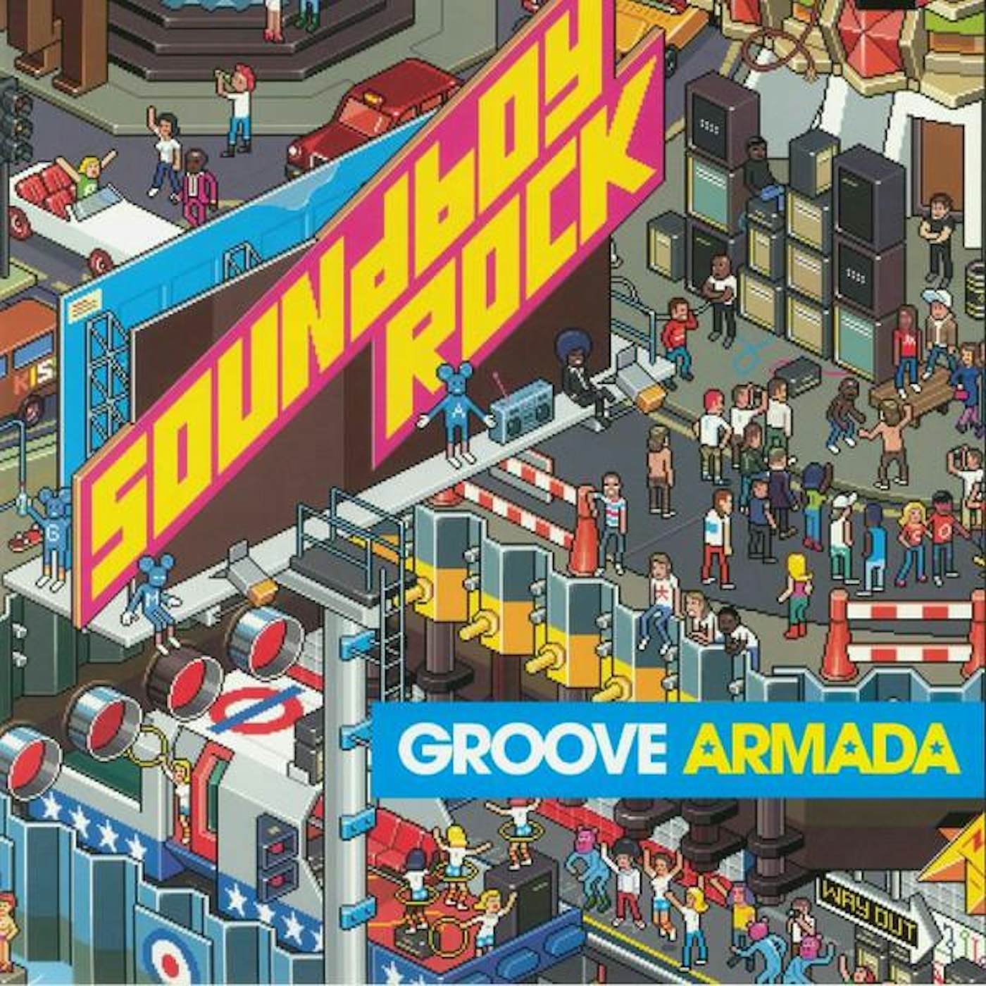 Groove Armada Soundboy Rock (2LP/180g/Pink & Yellow) Vinyl Record