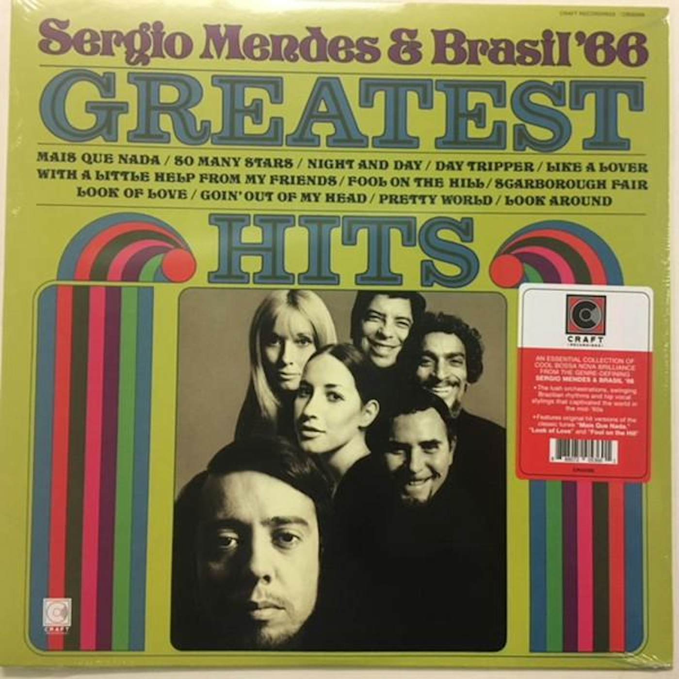 Sergio Mendes & Brasil '66 GREATEST HITS (LP) Vinyl Record