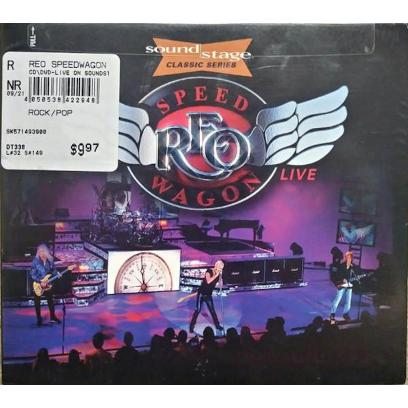 REO Speedwagon LIVE ON SOUNDSTAGE (CLASSIC SERIES) (CD/DVD) CD