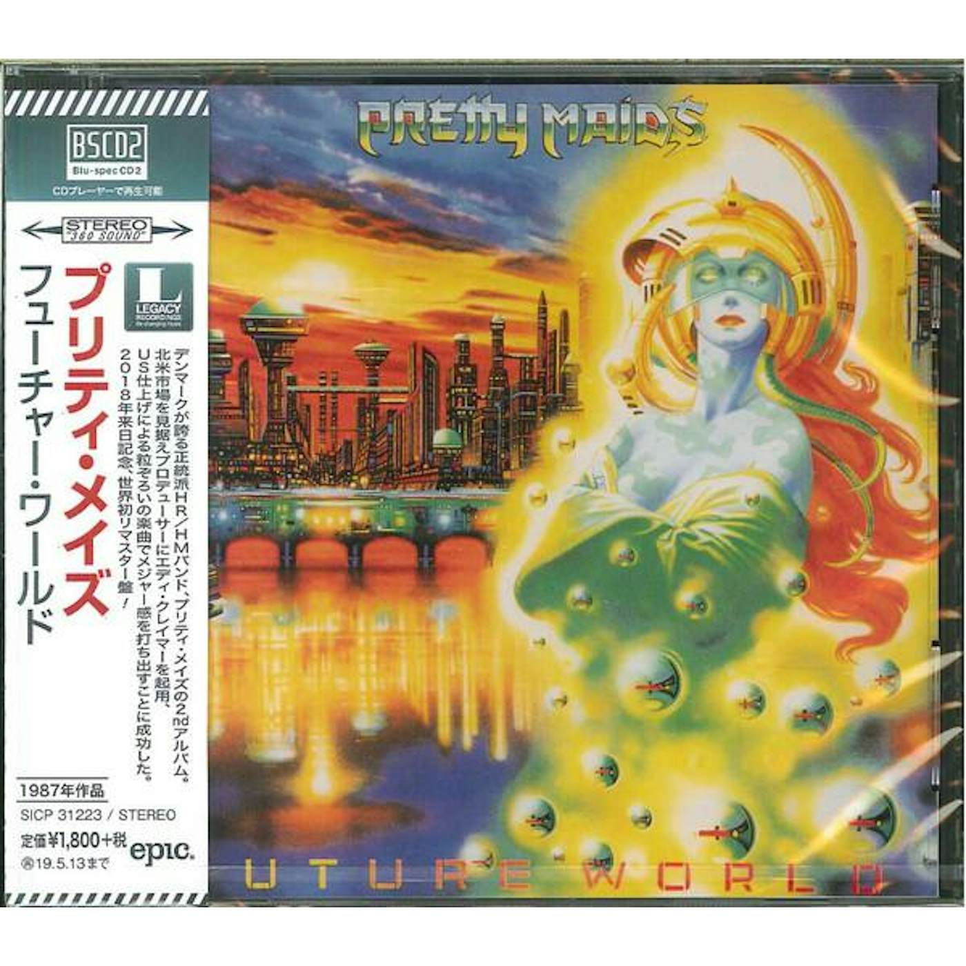 Pretty Maids FUTURE WORLD (BLU-SPECCD2/REMASTER) CD