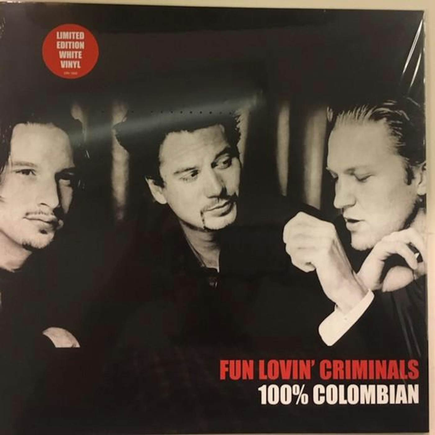 Fun Lovin' Criminals 100% Columbian (Limited Edition White Coloured) Vinyl Record