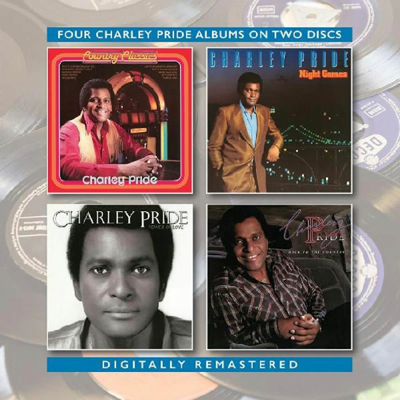 Charley Pride COUNTRY CLASSICS / NIGHT GAMES / POWER OF LOVE / BACK TO THE COUNTRY (REMASTERED) CD