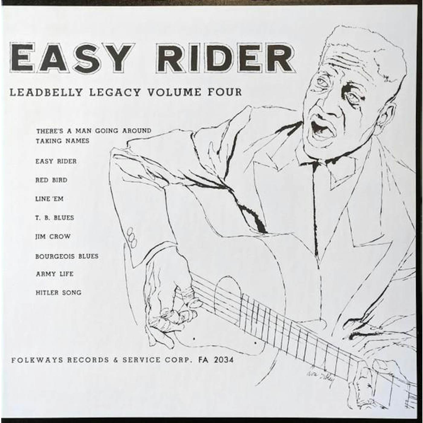 Leadbelly EASY RIDER Vinyl Record
