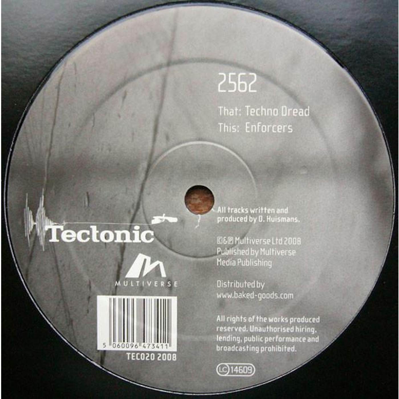 2562 Techno Dread / Enforcers Vinyl Record