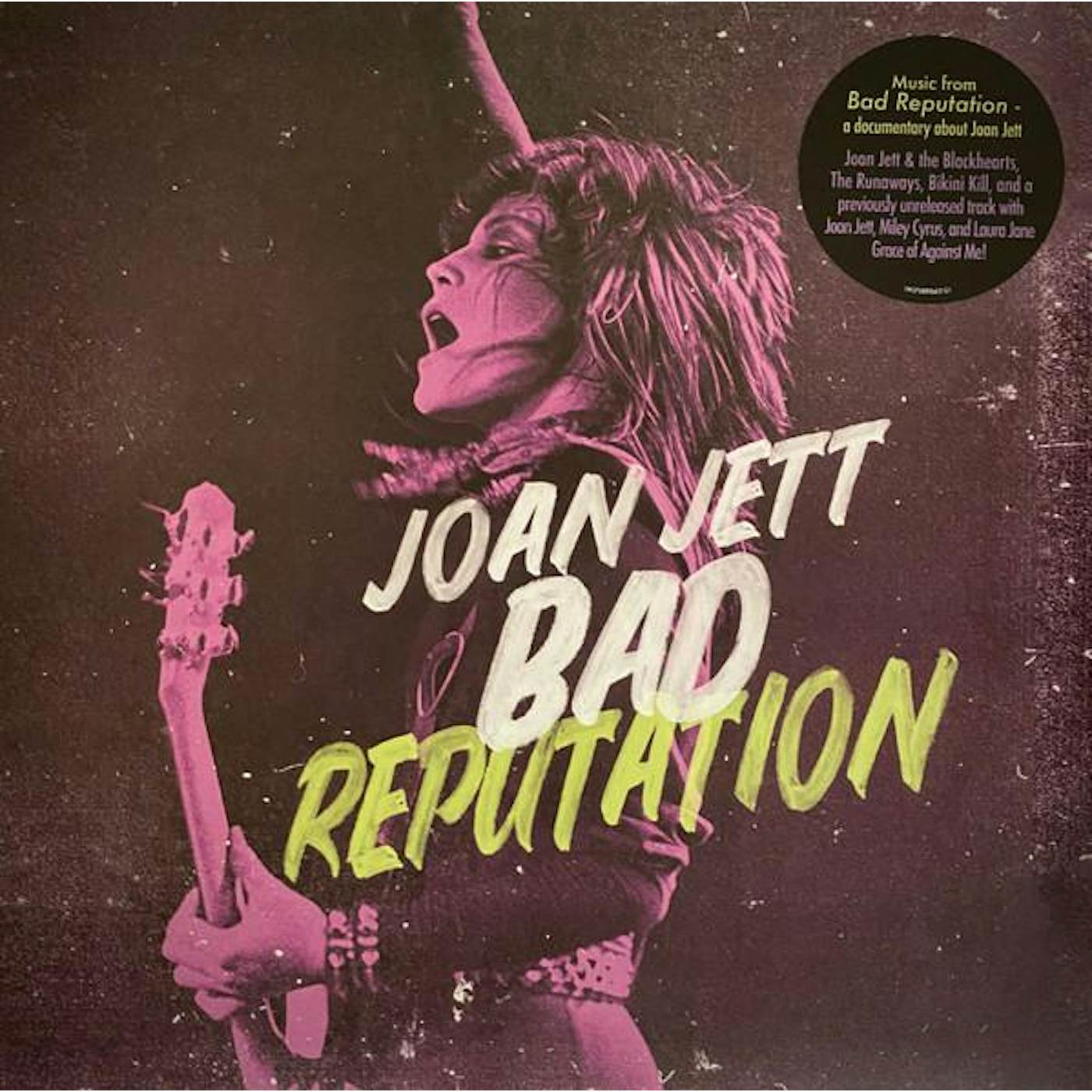 Joan Jett & the Blackhearts BAD REPUTATION Original Soundtrack (150G) Vinyl Record