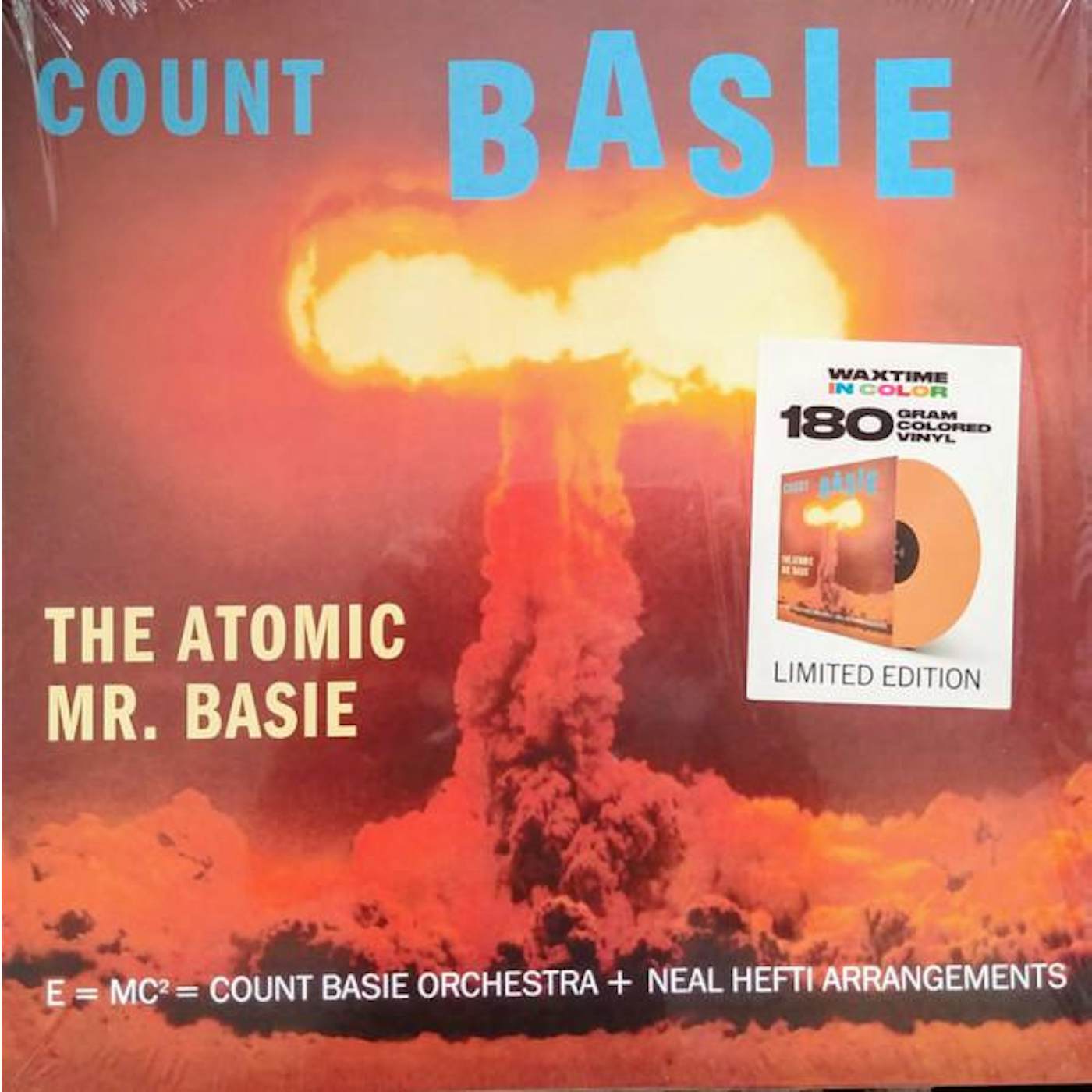 Count Basie ATOMIC MR. BASIE (4 BONUS TRACKS/180G/LIMITED EDITION/SOLID ORANGE VIRGIN VINYL) Vinyl Record