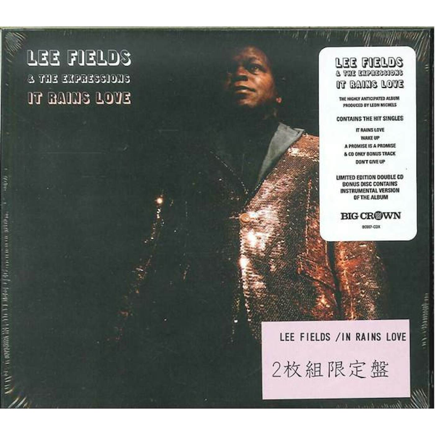 Lee Fields & The Expressions IT RAINS LOVE CD